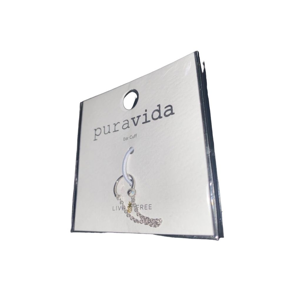 New Pura Vida Ear Cuff Silver